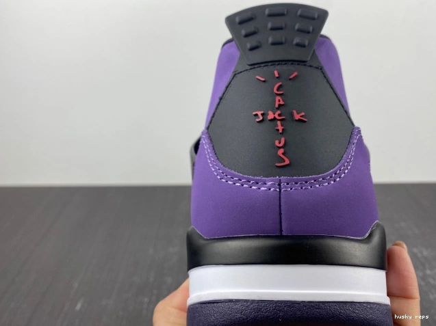 Rep Husky LN4 Scott 766296 and 4 Jordan Retro Purple Family) (Friends Travis 0801